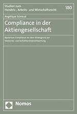 Compliance in der Aktiengesellschaft