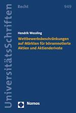 Wettbewerbsbeschränkungen auf Märkten für börsennotierte Aktien und Aktienderivate