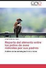 Reparto del alimento entre los pollos de aves nidícolas por sus padres