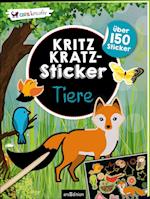 Kritzkratz-Sticker Tiere