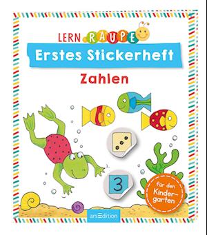 Lernraupe - Erstes Stickerheft - Zahlen