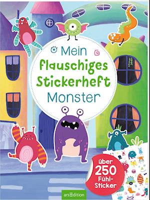 Mein flauschiges Stickerheft - Monster