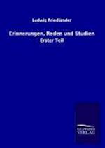 Erinnerungen, Reden Und Studien