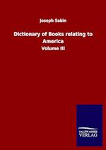 Dictionary of Books relating to America