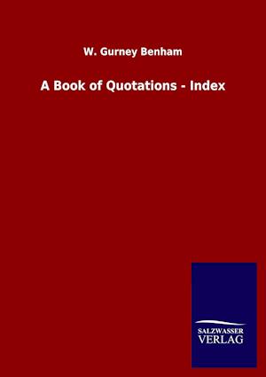 A Book of Quotations - Index