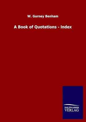 A Book of Quotations - Index