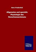 Allgemeine Und Spezielle Physiologie Des Menschenwachstums