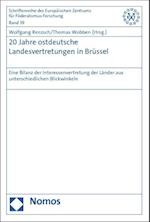 20 Jahre Ostdeutsche Landesvertretungen in Breussel