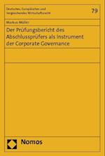 Der Prufungsbericht Des Abschlussprufers ALS Instrument Der Corporate Governance