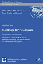 Hommage für F. A. Hayek