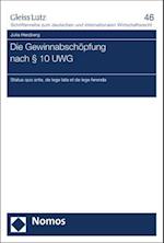 Die Gewinnabschopfung Nach 10 Uwg