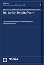 Solidaritat Im Strafrecht