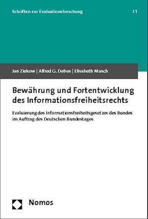 Bewahrung Und Fortentwicklung Des Informationsfreiheitsrechts