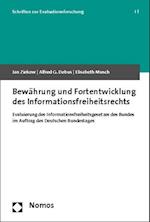 Bewahrung Und Fortentwicklung Des Informationsfreiheitsrechts