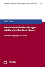 Betriebliche Arbeitsbeziehungen in Estland, Lettland und Litauen