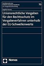 Unionsrechtliche Vorgaben für den Rechtsschutz im Vergabeverfahren unterhalb der EU-Schwellenwerte