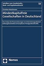 Mindestkapitalfreie Gesellschaften in Deutschland