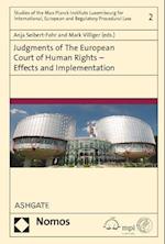 Judgments of the European Court of Human Rights - Effects and Implementation