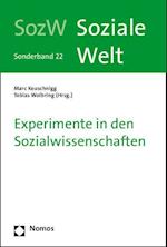 Experimente in Den Sozialwissenschaften