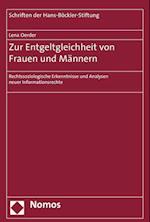 Zur Entgeltgleichheit Von Frauen Und Mannern