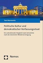 Politische Kultur Und Demokratischer Verfassungsstaat