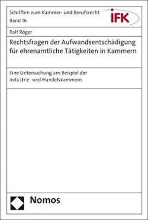 Rechtsfragen Der Aufwandsentschadigung Fur Ehrenamtliche Tatigkeiten in Kammern