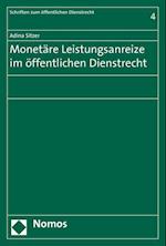 Monetare Leistungsanreize Im Offentlichen Dienstrecht