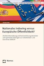 Nationales Indexing Versus Europaische Offentlichkeit?