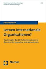 Lernen Internationale Organisationen?