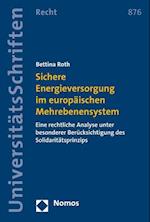 Sichere Energieversorgung Im Europaischen Mehrebenensystem