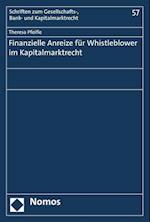 Finanzielle Anreize Fur Whistleblower Im Kapitalmarktrecht