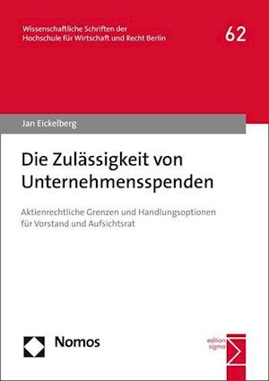 Die Zulassigkeit Von Unternehmensspenden