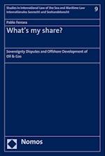 Sovereignty Disputes and Offshore Development of Oil and Gas