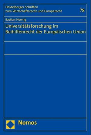 Universitatsforschung Im Beihilfenrecht Der Europaischen Union