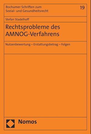 Rechtsprobleme Des Amnog-Verfahrens