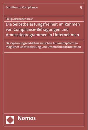 Die Selbstbelastungsfreiheit Im Rahmen Von Compliance-Befragungen Und Amnestieprogrammen in Unternehmen