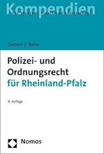 Polizei- Und Ordnungsrecht Fur Rheinland-Pfalz