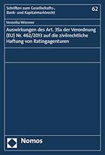 Auswirkungen Des Art. 35a Der Verordnung (Eu) NR. 462/2013 Auf Die Zivilrechtliche Haftung Von Ratingagenturen