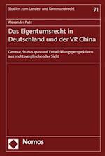 Das Eigentumsrecht in Deutschland Und Der VR China