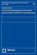 Die Streitverkündung als Instrument gesellschaftsrechtlicher Prozessführung