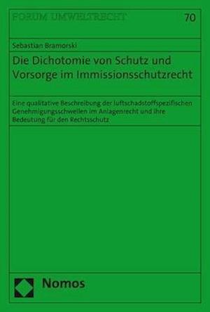 Die Dichotomie von Schutz und Vorsorge im Immissionsschutzrecht