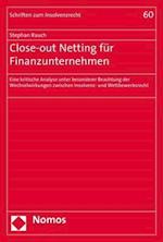 Close-Out Netting Fur Finanzunternehmen