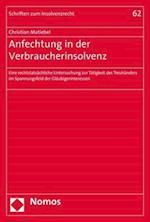 Anfechtung in Der Verbraucherinsolvenz