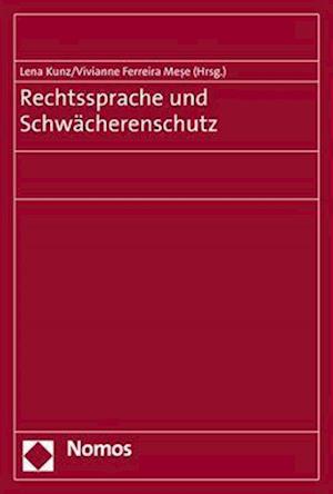 Rechtssprache Und Schwacherenschutz