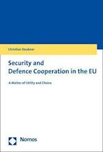 Security and Defence Cooperation in the Eu