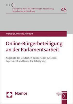 Online-Burgerbeteiligung an Der Parlamentsarbeit