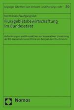 Flussgebietsbewirtschaftung Im Bundesstaat