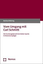 Vom Umgang Mit Carl Schmitt