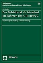 Der Betriebsrat als Mandant im Rahmen des § 111 BetrVG