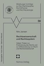 Rechtswissenschaft Und Rechtssystem